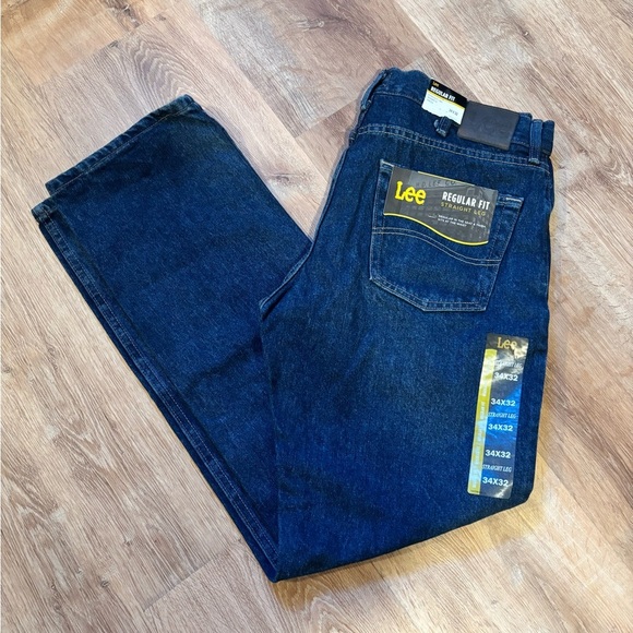 Lee Other - Lee Men’s Regular Fit Straight Leg Jeans - Color Orion - Size 34x32 - NWT